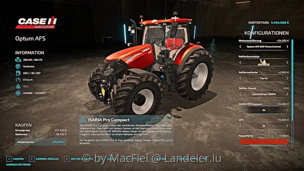 Case IH Optum AFS Power Control