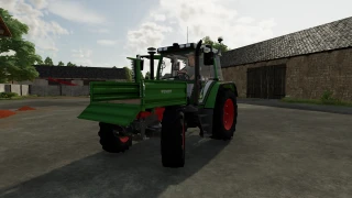 Fendt 380 GTA Pack with various attachment tools