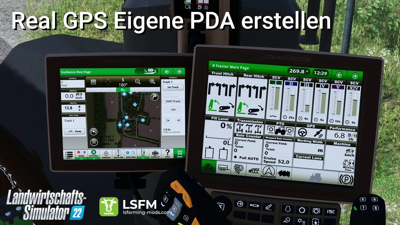 Horsch Agrovation PDA for Real GPS Mod v 1.0