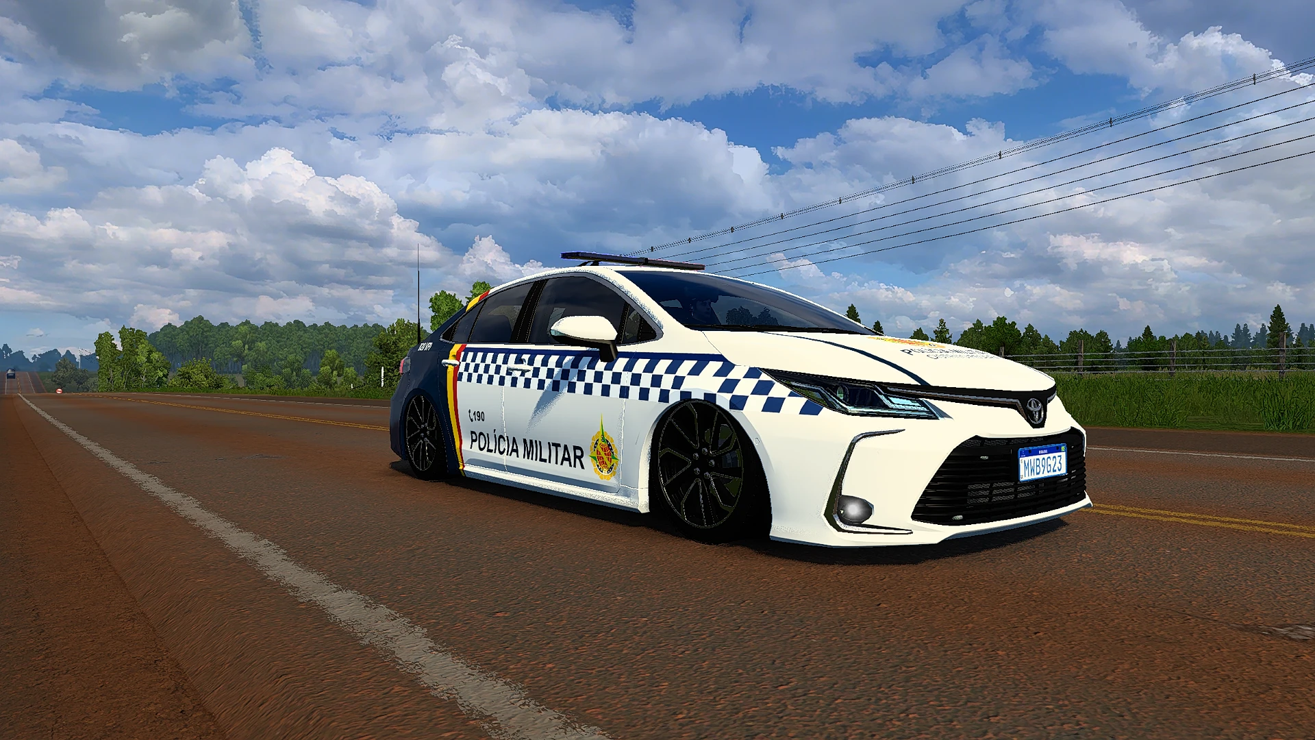 Viatura Toyota Corolla 2020 Para O ETS2