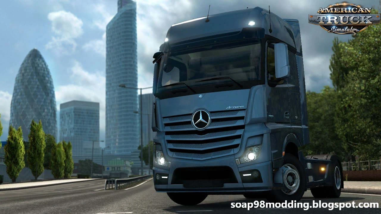 Mercedes New Actros 2014 by soap98 [ATS] v1.2.3 - ATS