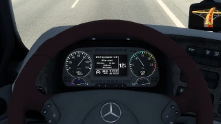 Mercedes Actros MP3 Improved Dashboard v1.0 thumbnail 4