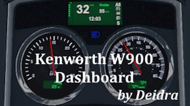 Kenworth W900 Improved Dashboard