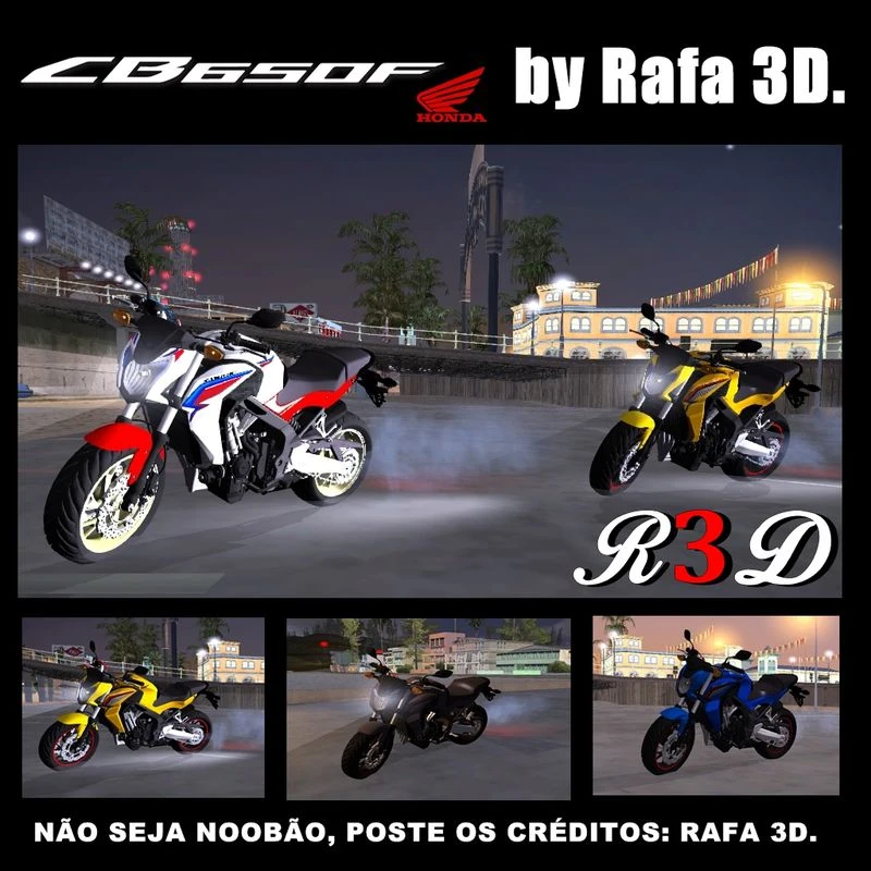 Honda CB 650F Pack 4 Bikes - GTA: SA