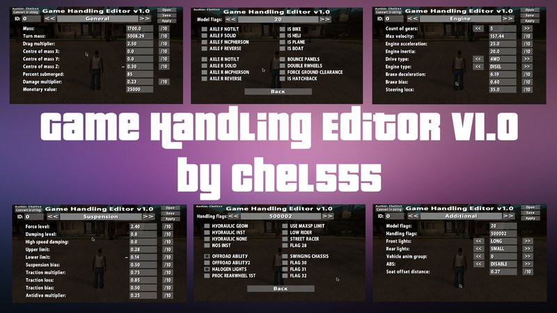 Game Handling Editor