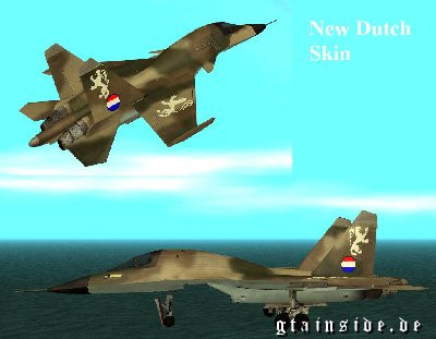 Sukhoi SU-34 Dutch/Nederlandse Skin