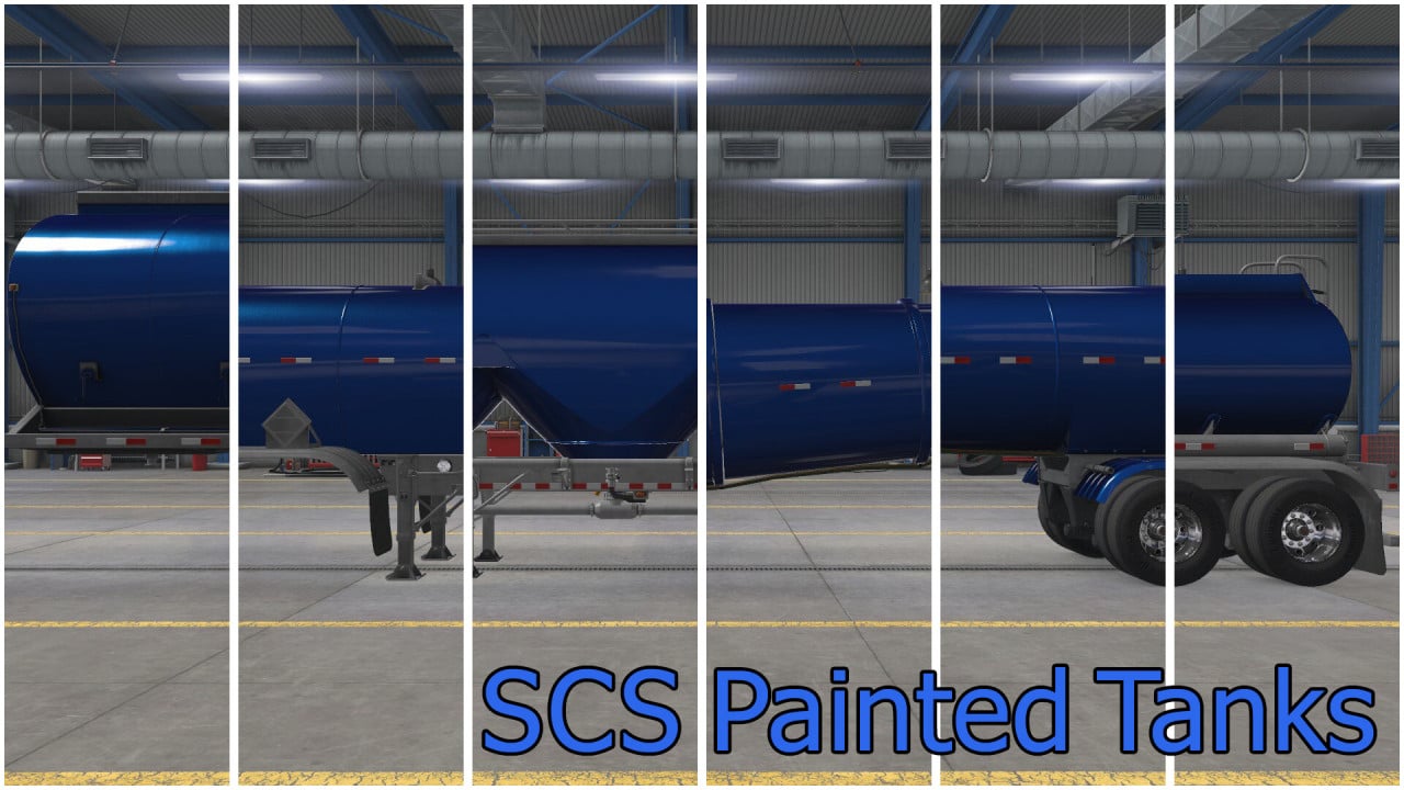 SCS Painted Tank Trailers