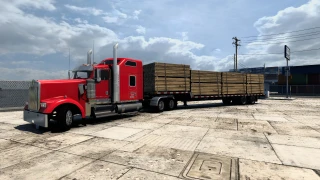 Humble Trucking Kenworth W900L Red SPS Skin v1.0 thumbnail 2