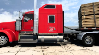 Humble Trucking Kenworth W900L Red SPS Skin v1.0 thumbnail 3