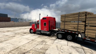Humble Trucking Kenworth W900L Red SPS Skin v1.0 thumbnail 4