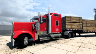 Humble Trucking Kenworth W900L Red SPS Skin v1.0 thumbnail 5