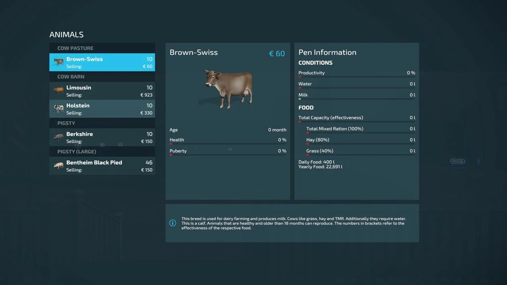 Animal Food Calculator v 1.0.1