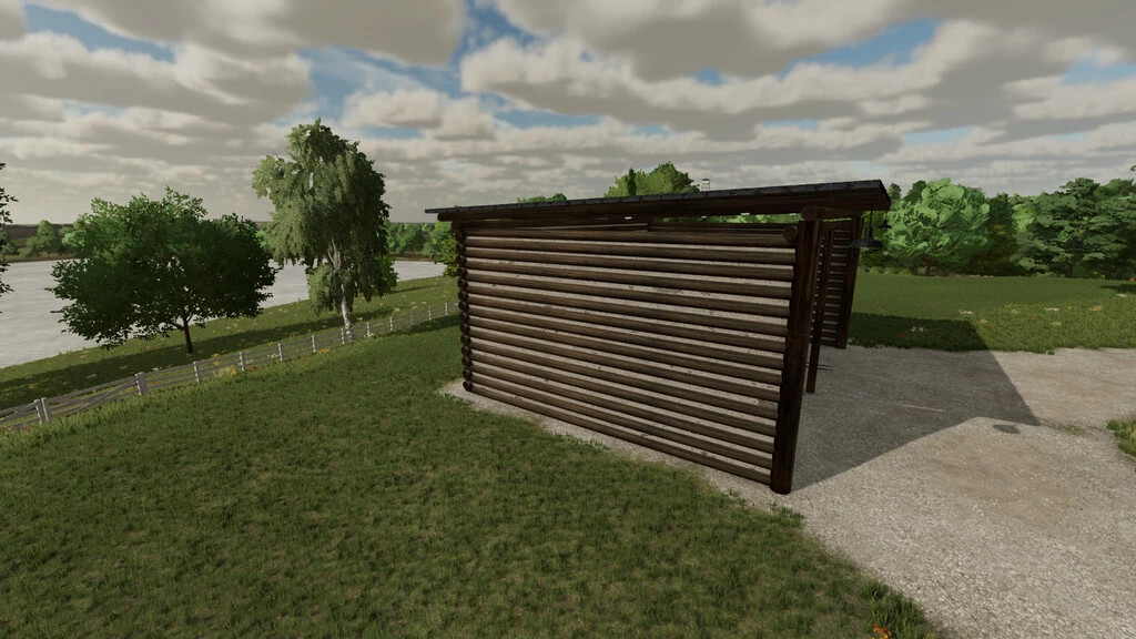Log Shed And Workshop