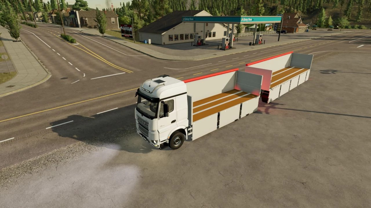 Sisu Grain Truck + Trailer
