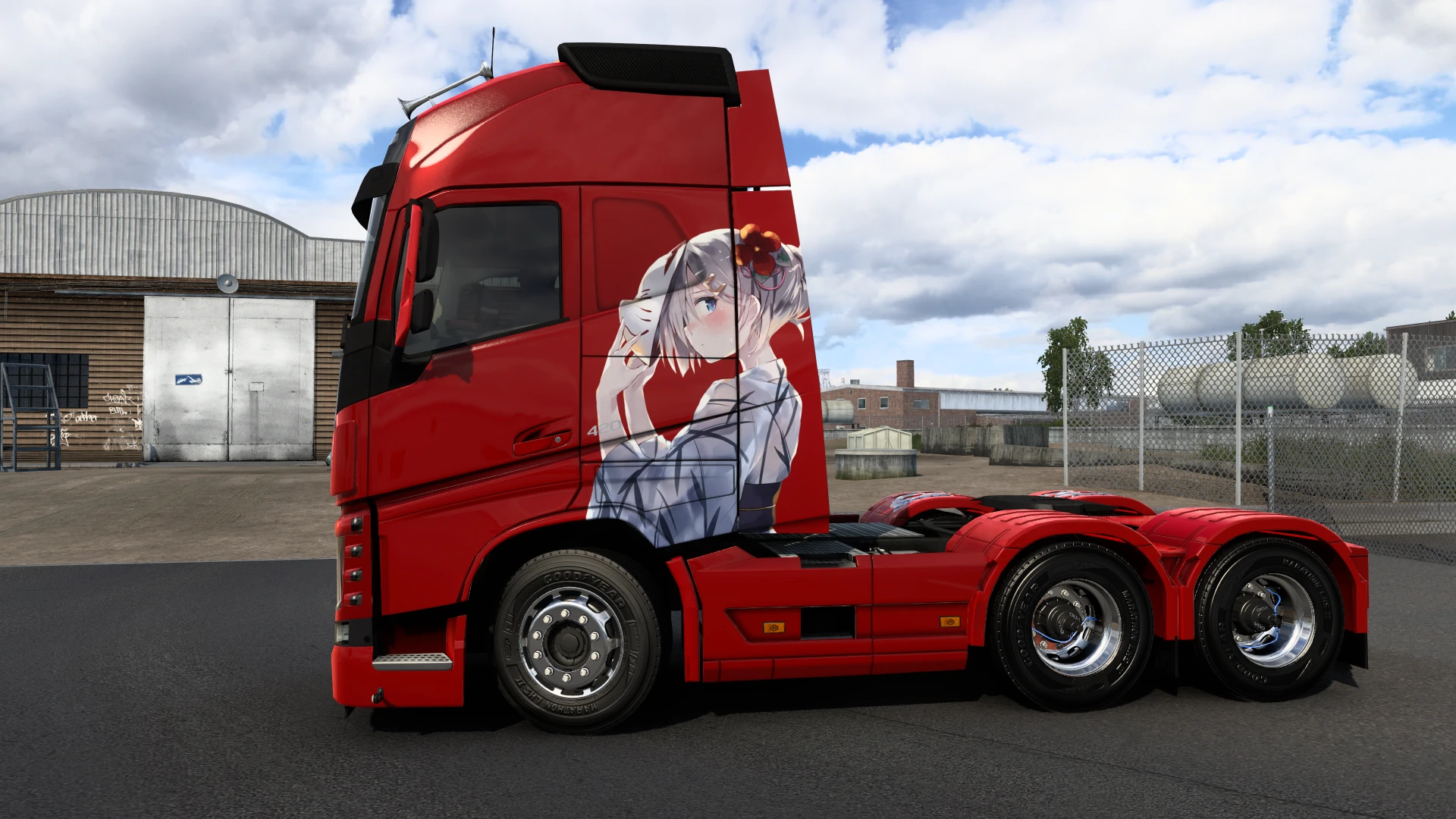 VOLVO FH SKIN ANIME GIRL 1.0 - ETS 2