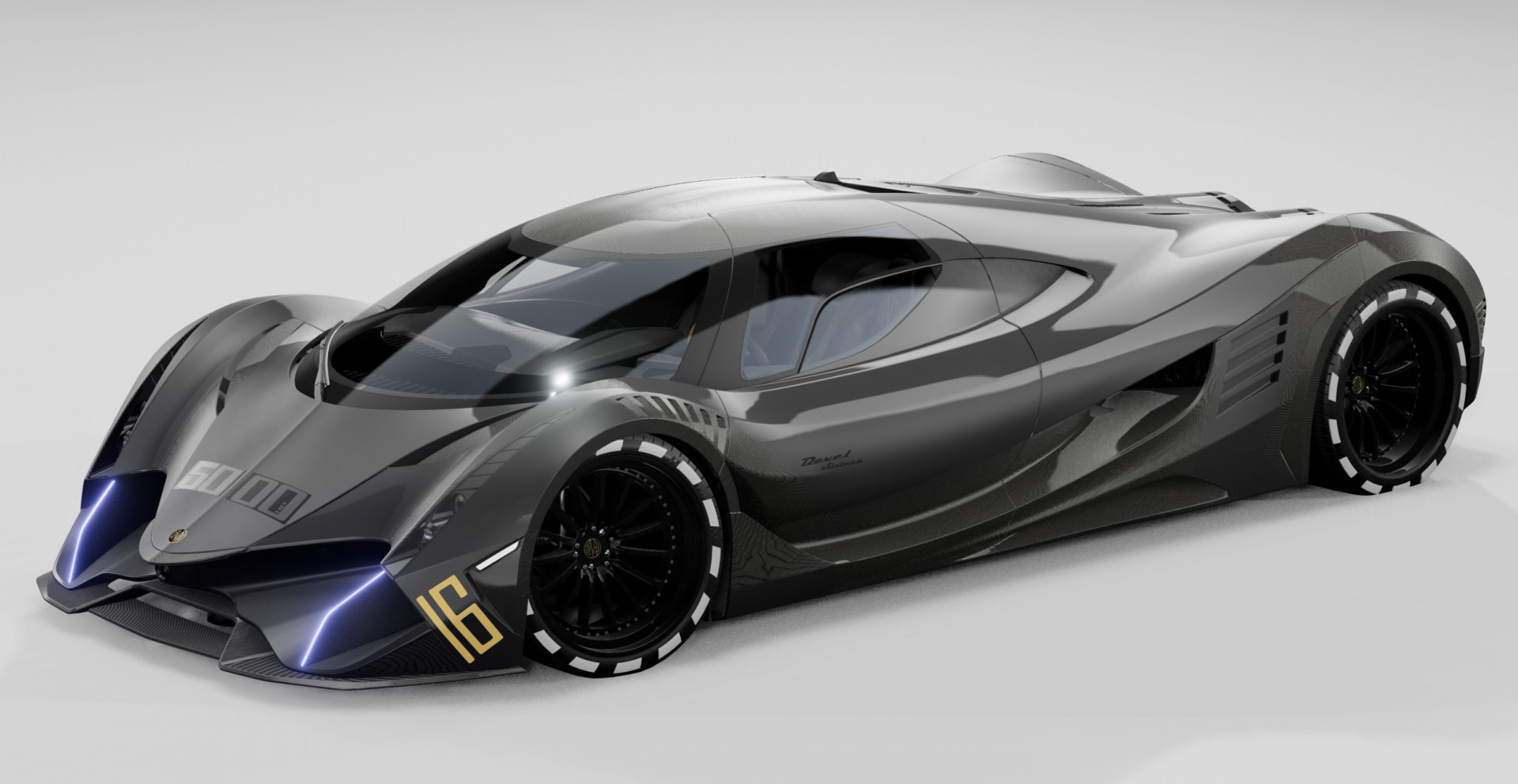 Арабский суперкар Devel Sixteen 2019