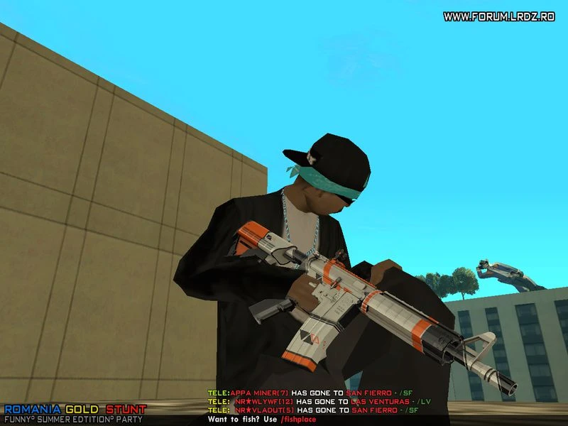 Weapon hacks for GTA San Andreas