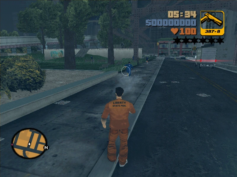 All people scare include police and gang - GTA 3