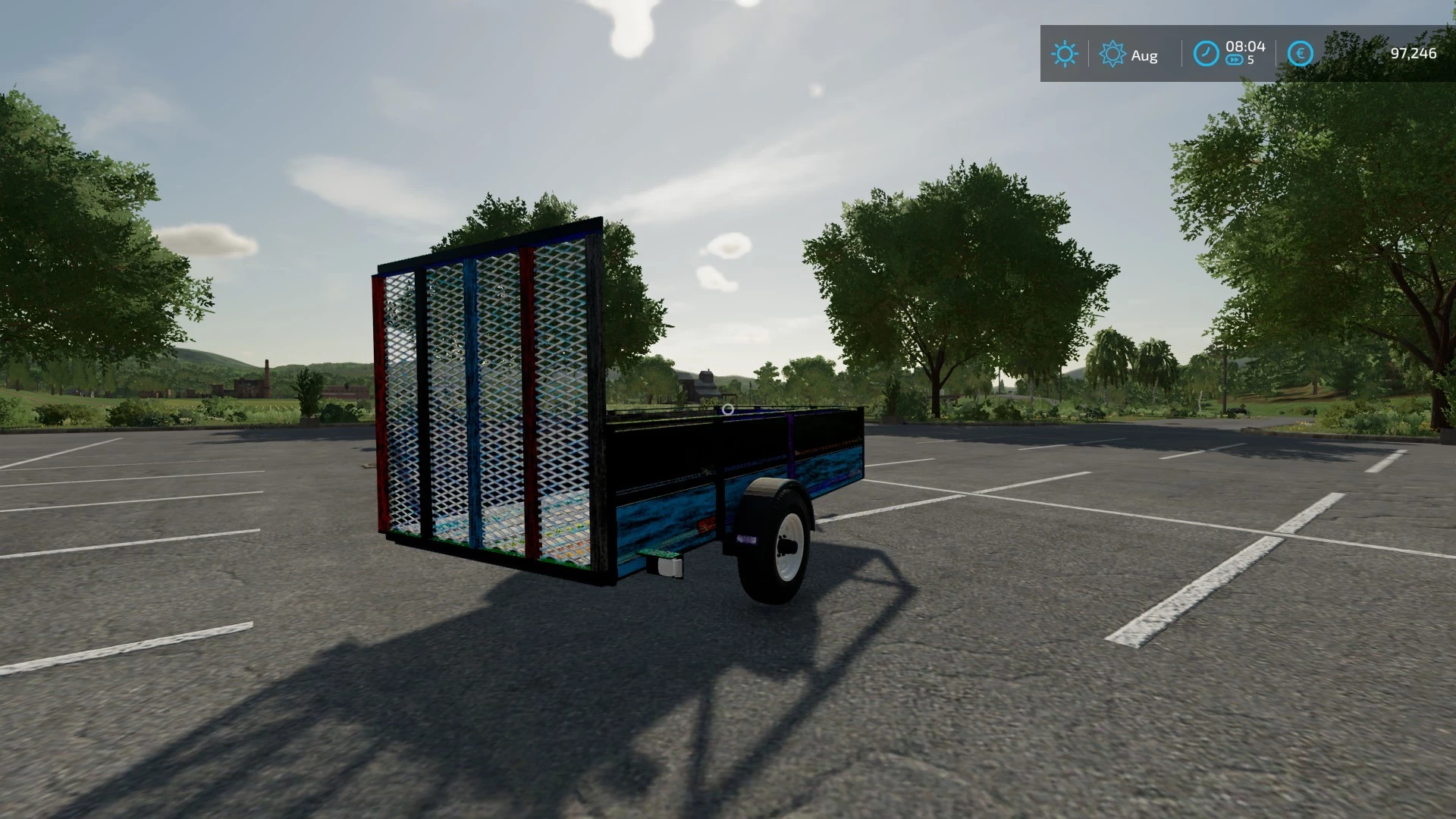1999 Neal Manufacturing Utility Trailer Converted V 10 Fs 22 4063