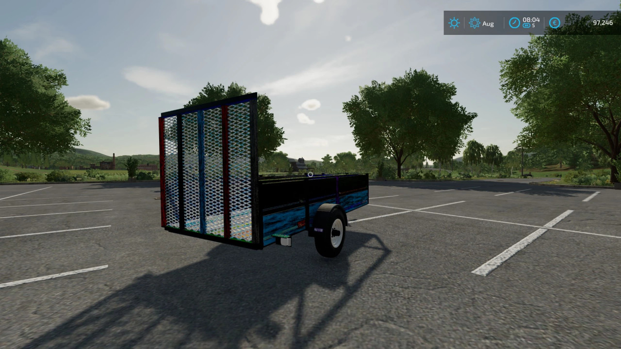 1999 Neal Manufacturing Utility Trailer converted