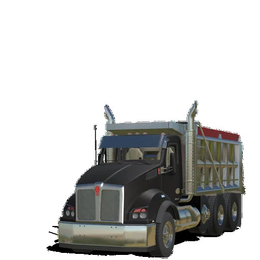 Alers hauling kenworth T880 Thanos dump truck
