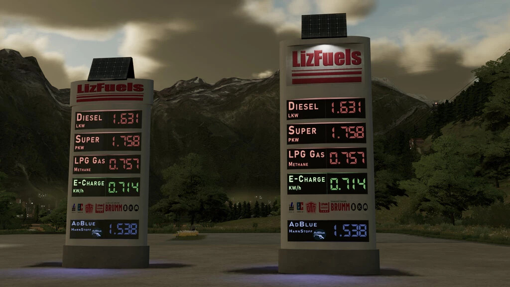 Digital Gasstation Displays