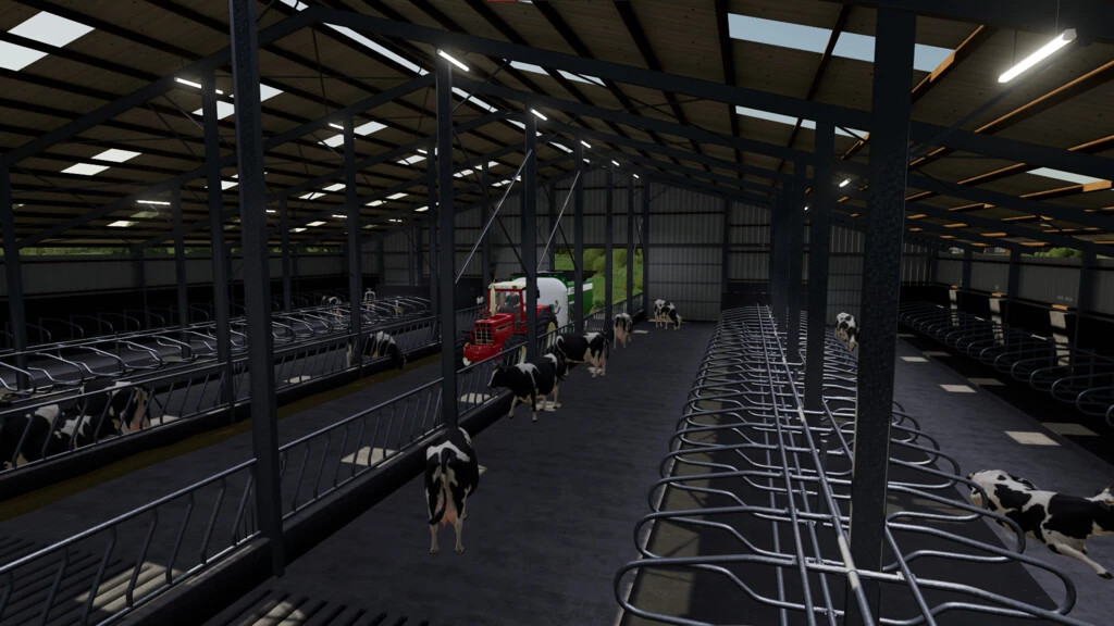 Eight Bay Double Cow Shed