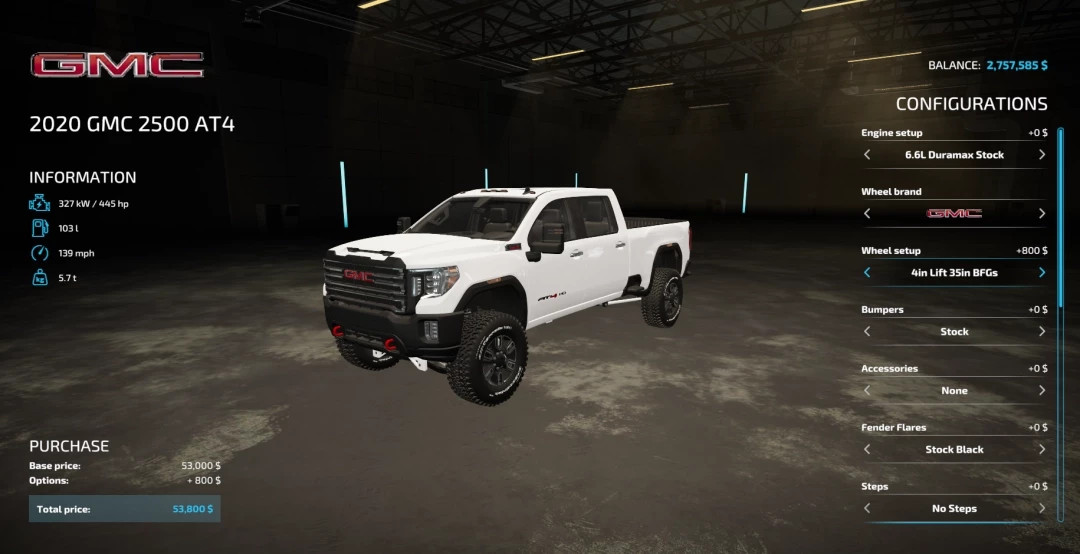 Gmc Sierra 2500 at4