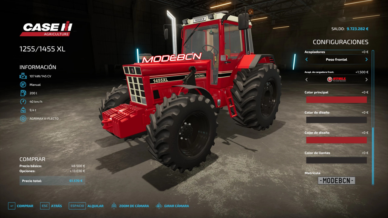 International 1455XL1255 With more colors added