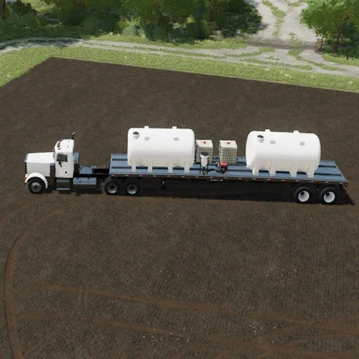 SPRAYER TENDER TRAILER - White Tanks