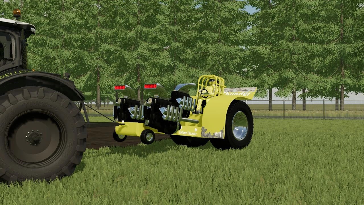 Yellow Thunder Pulling Tractor