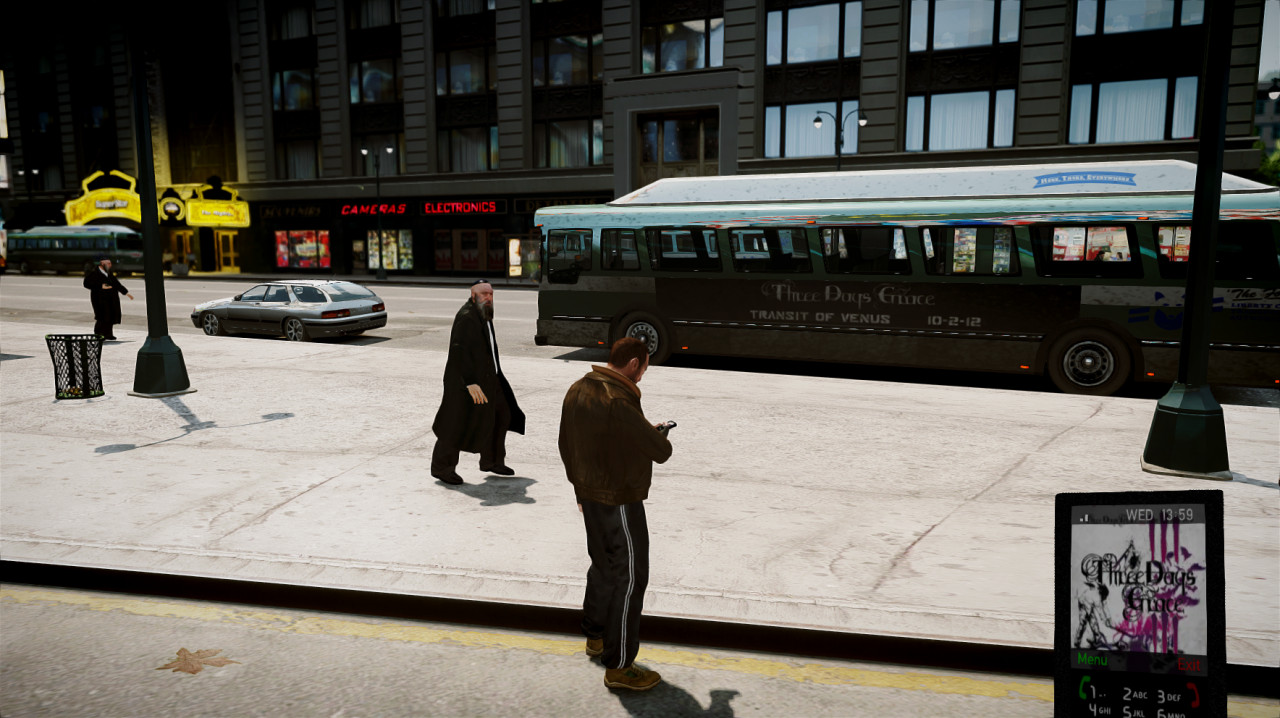 Three Days Grace Transit of Venus Bus Advertisement