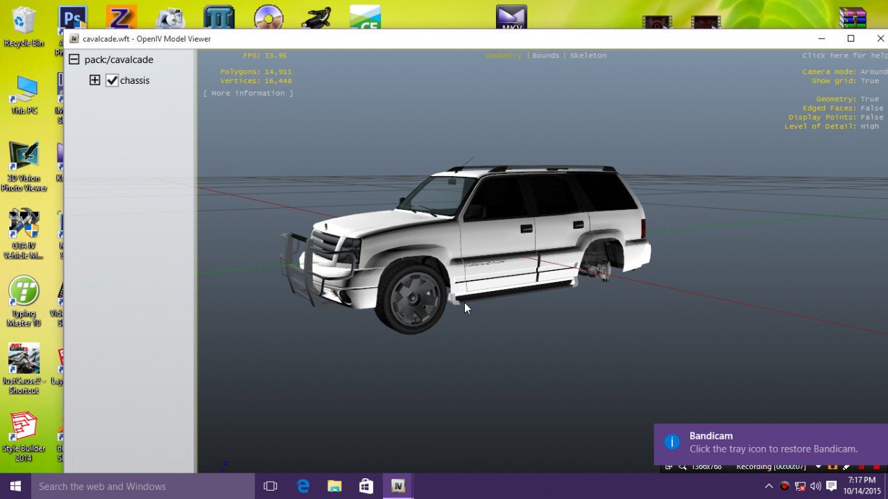 Cavalcade with extra parts