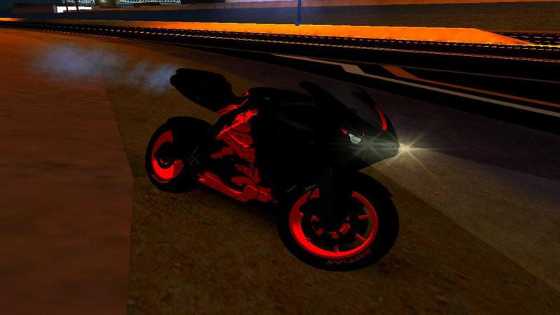 Bati Batik Hellboy Motorcycle