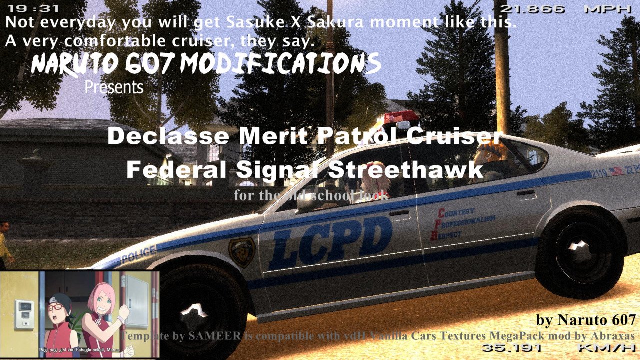 Declasse Merit Patrol Cruiser Federal Signal Streethawk
