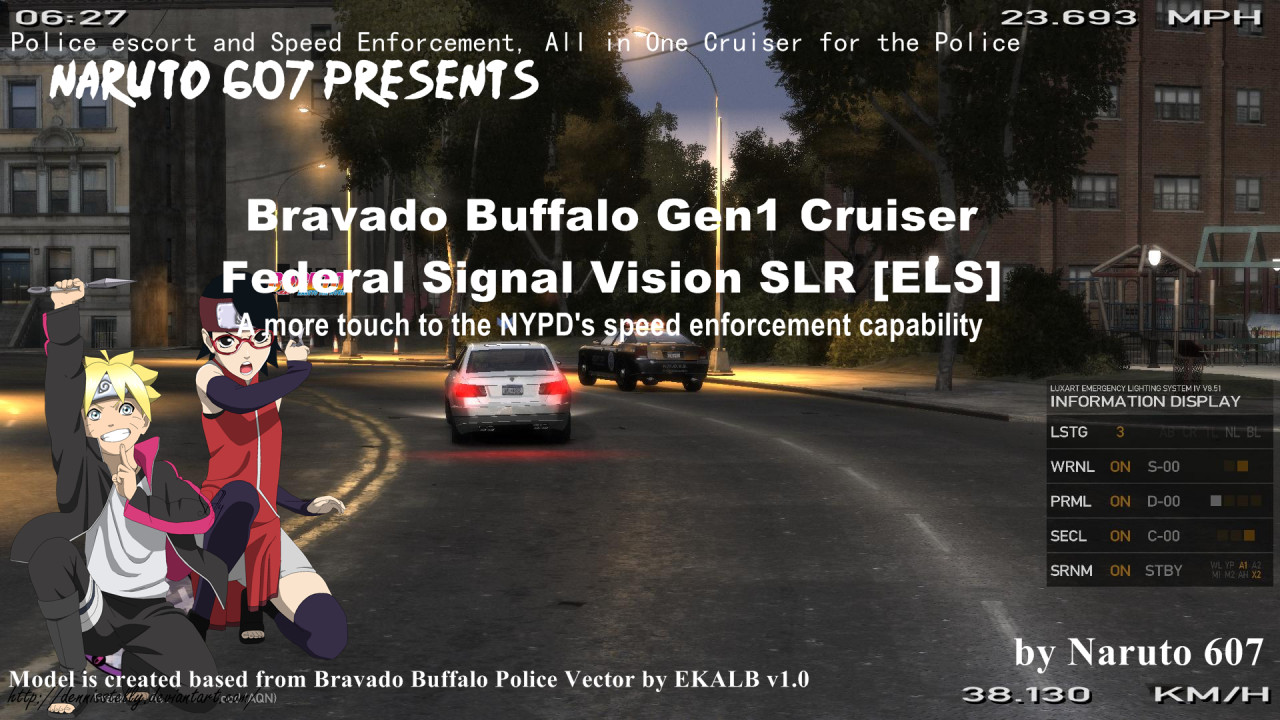 Bravado Buffalo Gen1 Cruiser Federal Signal Vision SLR [ELS]