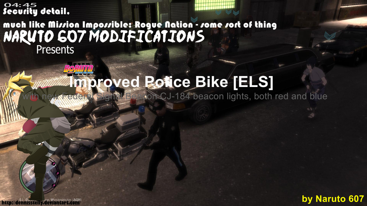 Improved Police Bike [ELS]