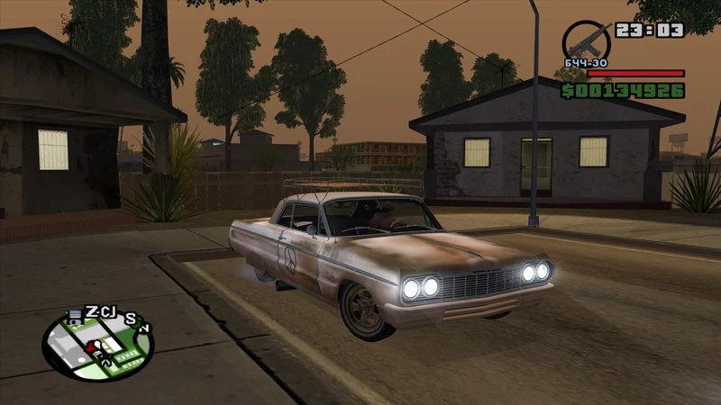 Chevy Impala LowRider GTA San Andreas Cars de Android APK e PC 