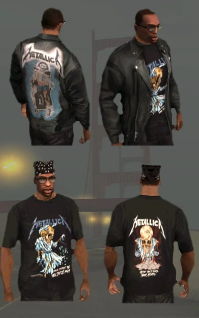 CJ's Metallica-Outfit - GTA: SA