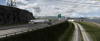I-5 Mountain Reworks (Includes reworks of Mt. Rainier, Mt. Shasta, Mt. Hood) v1.2 thumbnail 4