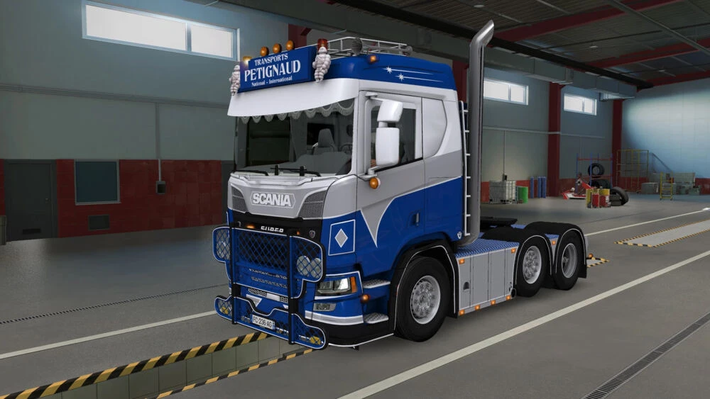 SCANIA R580 PETIGNAUD TRANSPORTS 1.48.5 - ETS 2