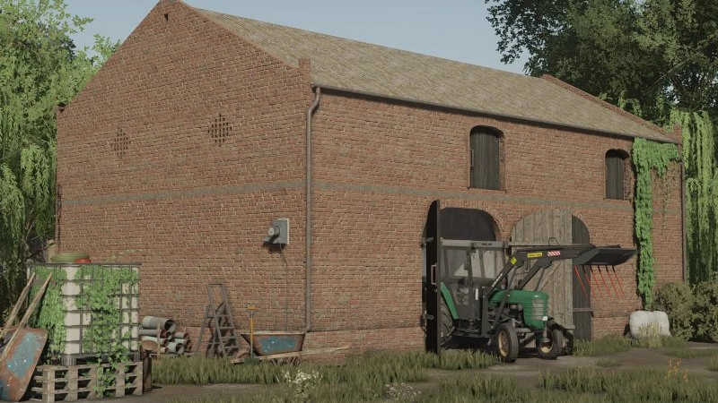 FS22 Old Brick Cowshed