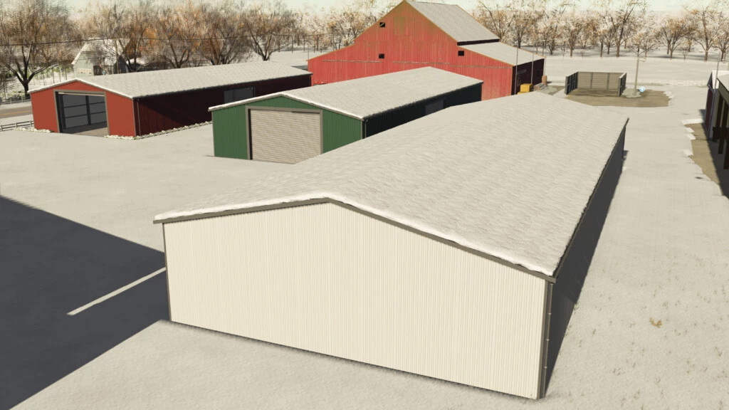 Metal Hall With Silo