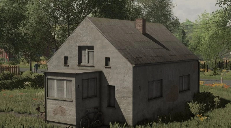 Old Polish Plastered House
