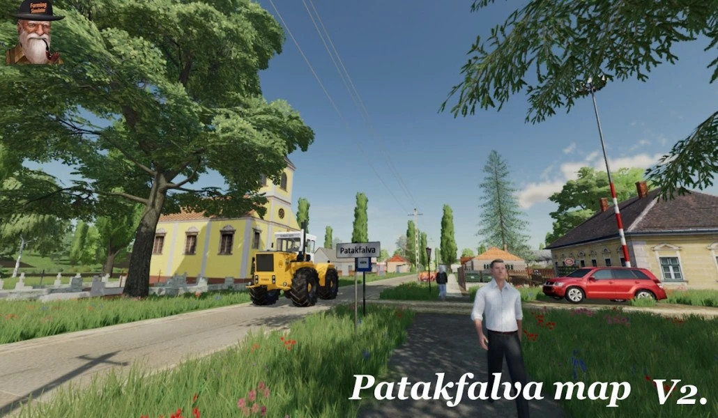Patakfalva map
