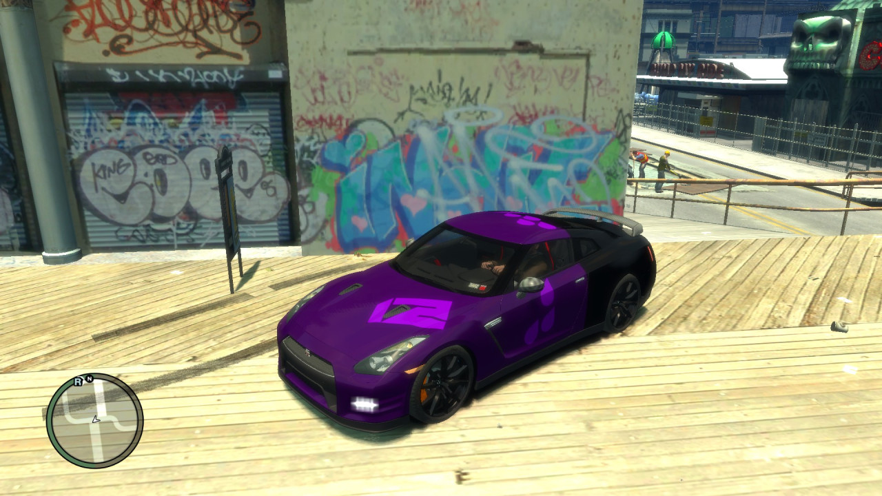 2012 Nissan GT-R Black Edition "Drop" paintjob