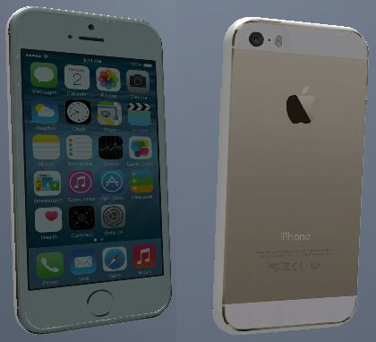 iPhone 5S Gold Edition iOS