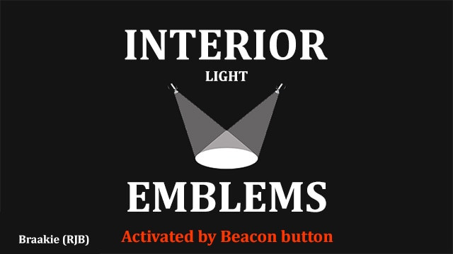 Interior Light & Emblems (add-on)