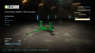 Great Plains 2330SC Roller/Cultivator 7.4 M Converted from FS19 1.0.0 thumbnail 2