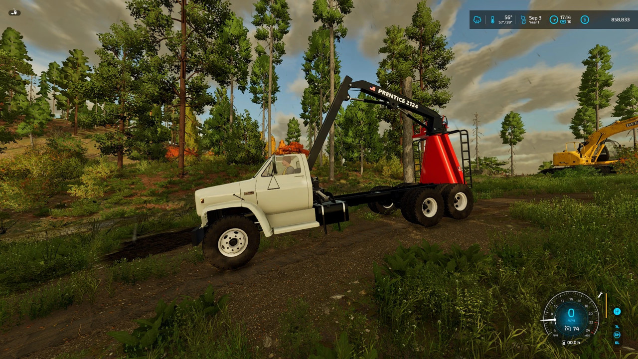 C-60 Log Loader Truck Rear Mount